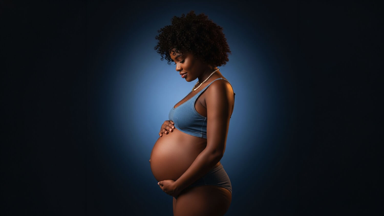 Portrait grossesse en studio par Eric Fischer Photography
