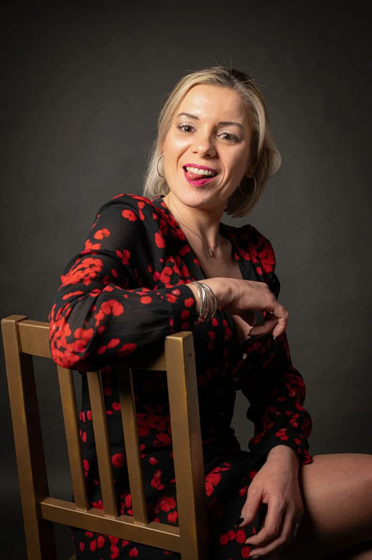 Portrait professionnel en studio