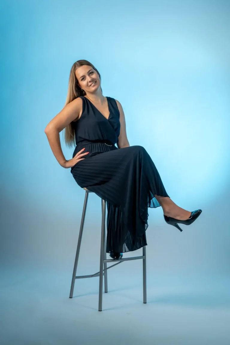 Portrait modèle en studio